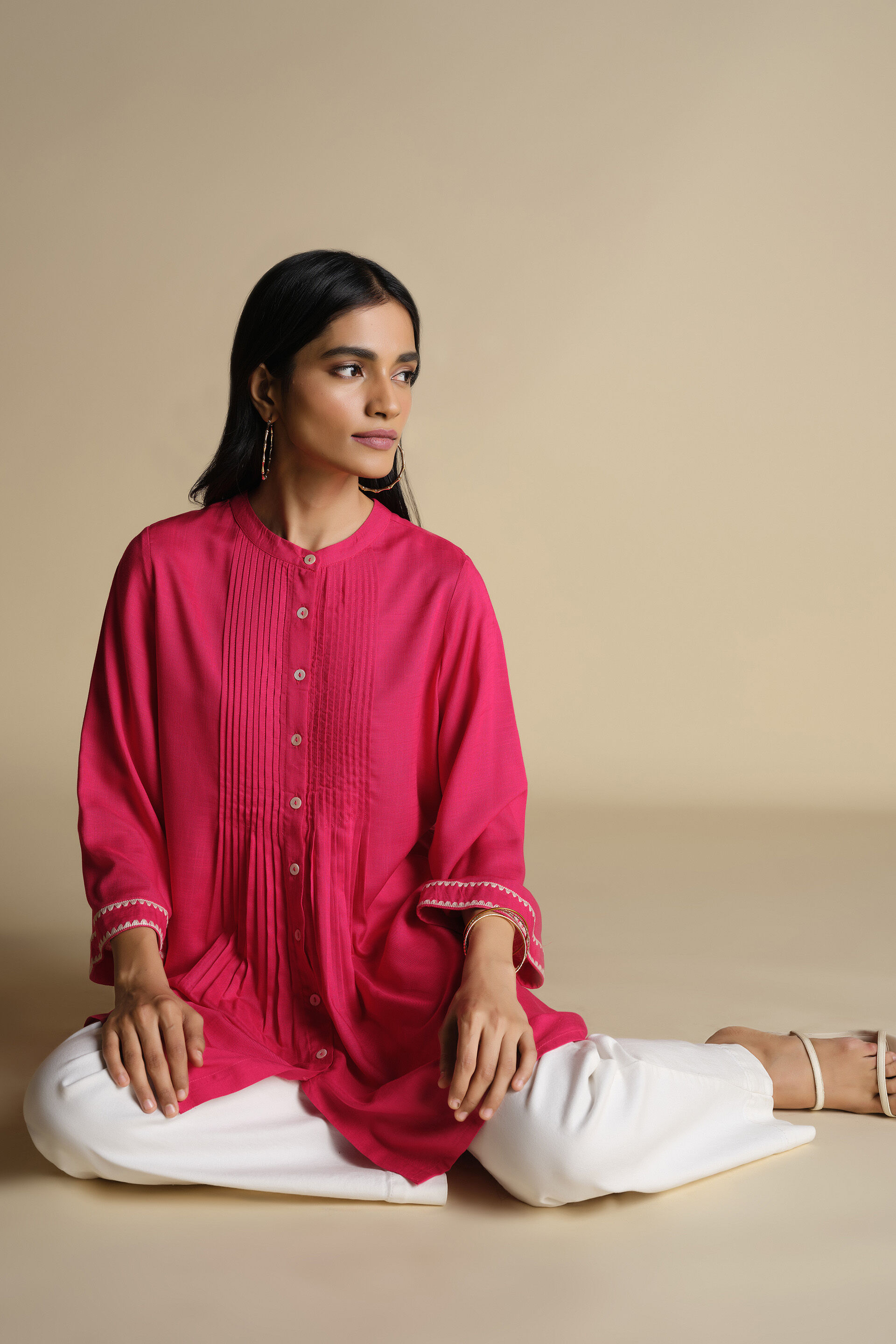 Rush Pink  Top, Hot Pink, image 3